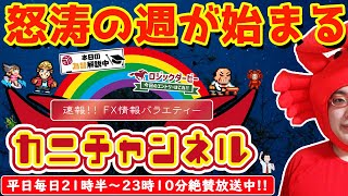 【FXライブ配信】『怒涛の1週間がついに始まる、まだまだ動きは不安定で材料にも注目、まずは初日どうなるか！？＆お金の増やし方』2021/12/13（月）カニトレーダーチャンネル
