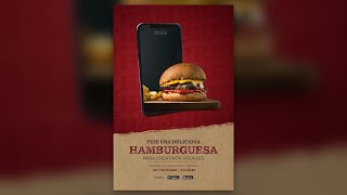Aprende a crear un AFICHE PUBLICITARIO desde cero y PASO A PASO