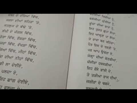 Sikhi da boota poem  Short Poems Saave Pattar  Professor Mohan Singh  class 8 punjabi lesson 7