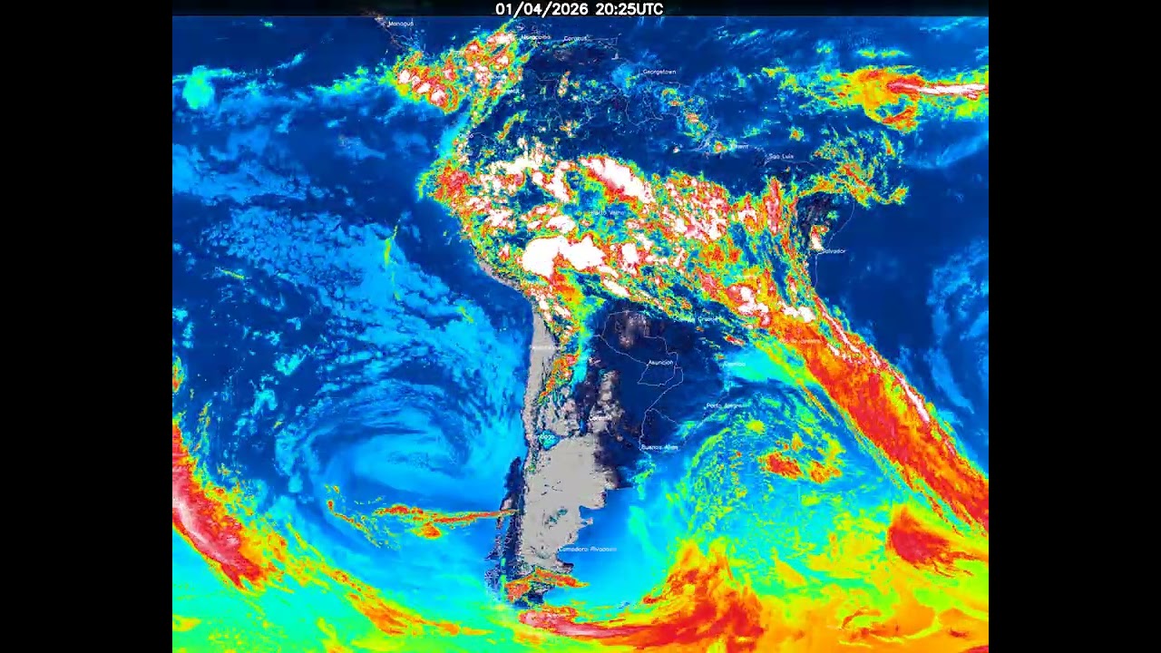 South America 24 Hour Weather | January 04, 2026