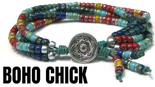 Pulsera Boho Chick con Rocallas Matubo 6/0