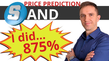 Sandbox Crypto Price Prediction 2022 / I did +875% Profit with SAND NFT / SAND Price Prediction 2022