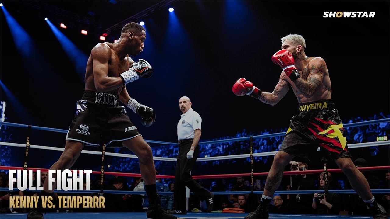 King Kenny vs Faze Temperrr Full Fight Showstar Boxing UK vs USA
