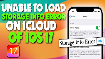 iOS 17: how to solve unable to load storage info error on iCloud of iOS 17 of iPhone | TECH ON |