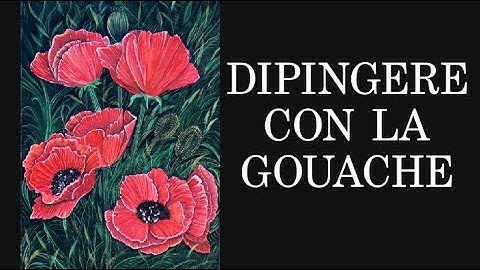Dipingo con la Gouache e ti svelo tutte le mie tecniche! ( tecniche pittoriche)Arte per Te