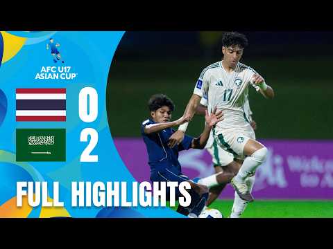 188bett x aitustoto - FULL HIGHLIGHT! THAILAND (0) VS (2) SAUDIA ARABIA | AFC U17 ASIAN CUP 2026