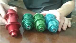 Aerospoke anodized hub