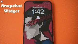 How To Add Snapchat Widget On Iphone Lock Screen - IOS 16 screenshot 5