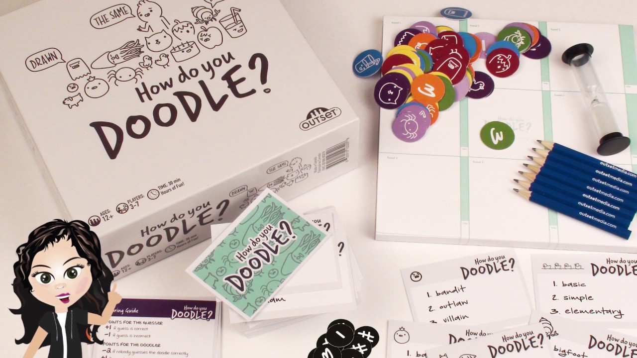 Doodle Face The Hilarious Drawing Game Party Board Game Gatwick