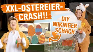 XXL-OSTEREIER-CRASH! Wer gewinnt die OSTER-CHALLENGE!? | MACH MAL mit OBI