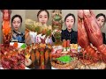 🦐🔥 The Ultimate Giant Seafood Mukbang Feast | Insane Eating Sounds & Spicy ASMR Experience!