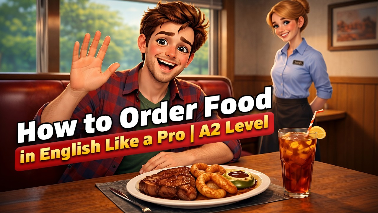 How to Order Food Like a Pro | Learning English | A2