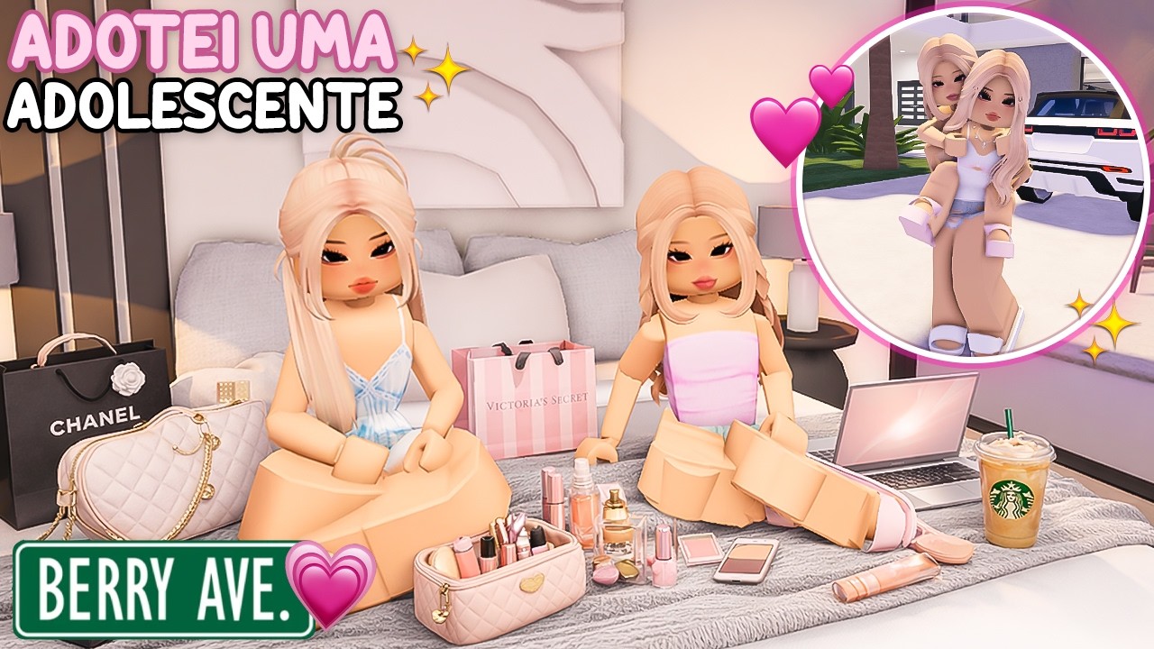 VIREI MÃE DE UMA ADOLESCENTE POR 1 DIA em BERRY AVENUE!! ❤👩‍👧