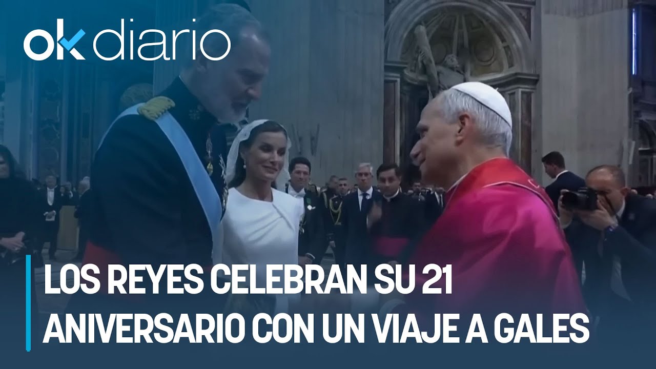 Los Reyes celebran su 21 aniversario de boda con un viaje a Gales en el ...