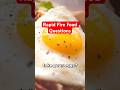 Rapid Fire Food Questions w/ Michelin Star Chef Joe Isidori