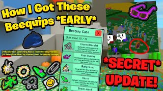 How I Got These NEW Beequips! (SECRET UPDATE 🤩) | Bee Swarm Simulator 🐝