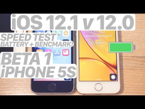 iOS 12.1 BETA 1 vs. iOS 12 SPEED Test + BATTERY + BENCHMARK ...