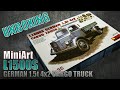 Unboxing MiniArt German cargo truck L1500S 1,5t 4x2