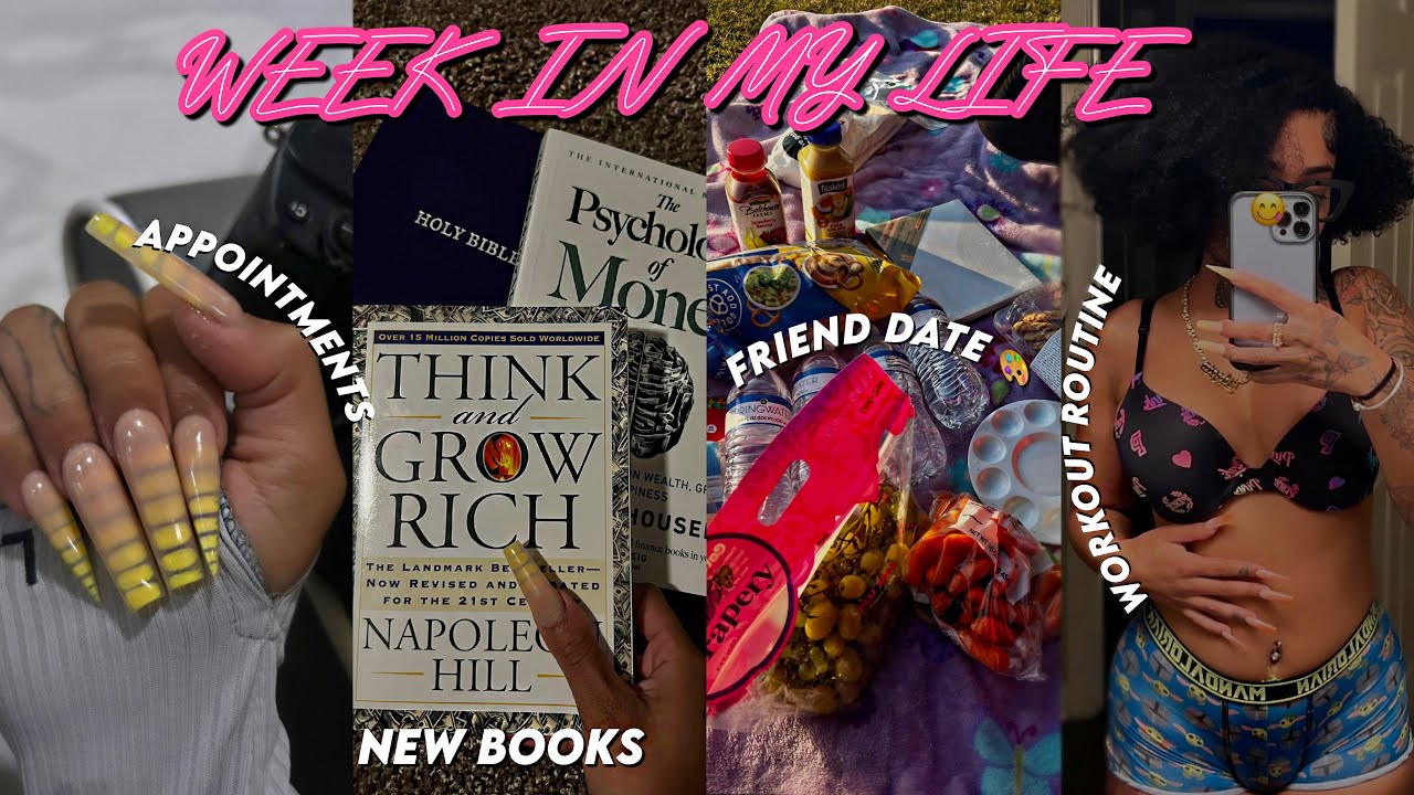 WEEKLY VLOG | COME TO APPOINTMENTS W/ ME + NEW FRIEND + BOOK SHOPPING + WORK OUT ROUTINE & MORE