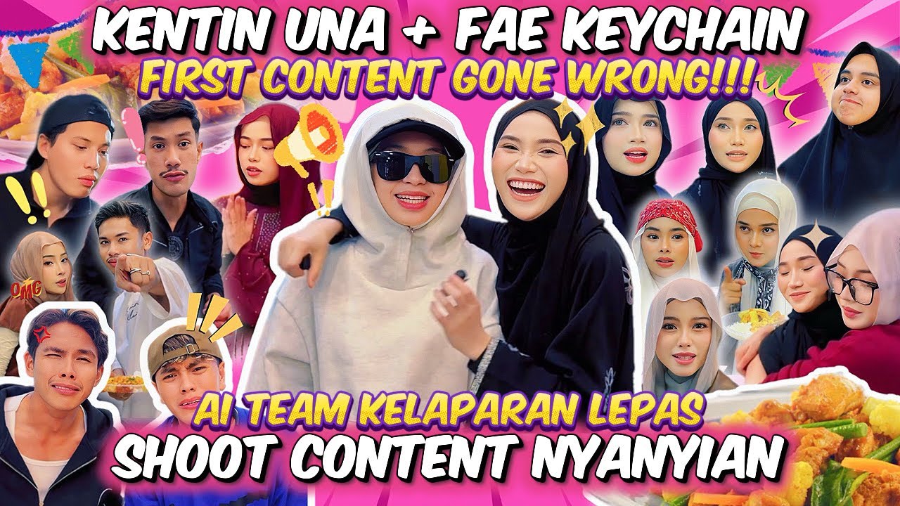 FIRST CONTENT DUO KENIT FAIL FAE PATAHKAN STAND UNA !! | SEMUA MENGAMOK MAKANAN TAK CUKUP !!? 