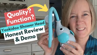 MAKE BATHTIME FUN! Review & Demo of Yookidoo Elephant Shower Head #ad
