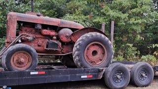 Vintage Rare Tractor Barn Find Get Running Schramm Model 125