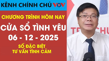 [SỐ ĐẶC BIỆT] Nghe Cửa Sổ Tình Yêu VOV Ngày 05/12/2025 | Đinh Đoàn Giúp Bạn Vượt Qua Tổn Thương