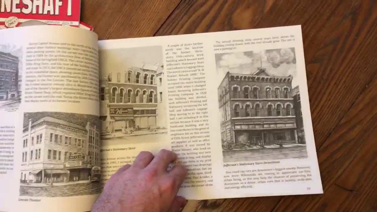 William Crook Jr. drawings of Springfield