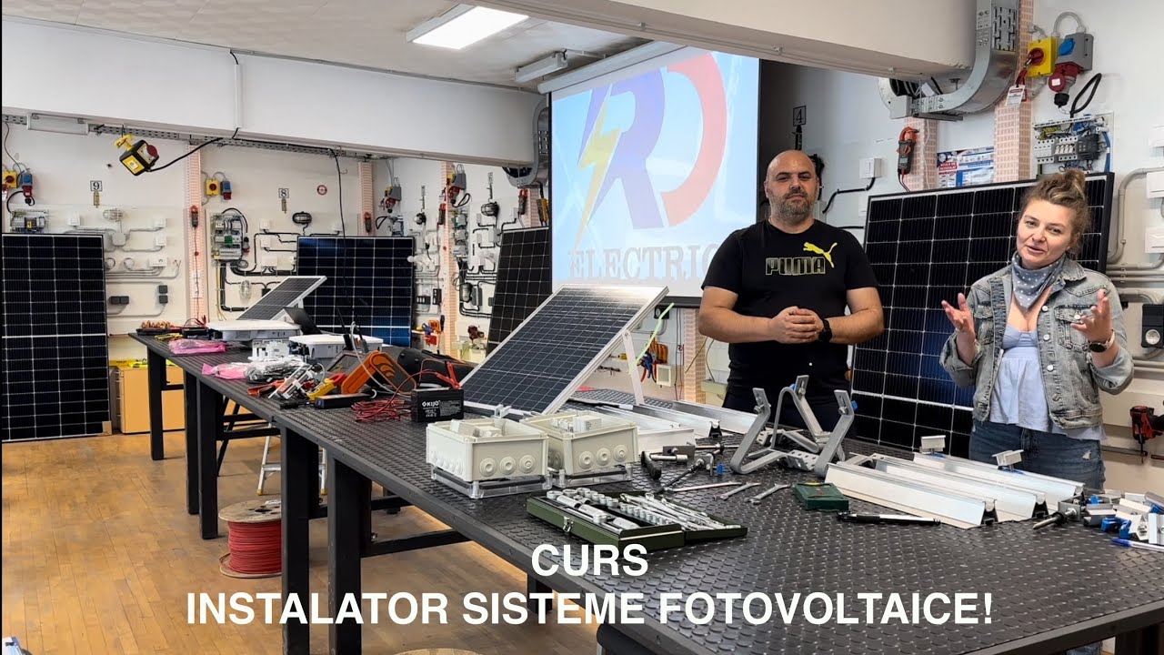 Curs de Instalator sisteme fotovoltaice acreditat - Organizat de către Asociația RoElectric!