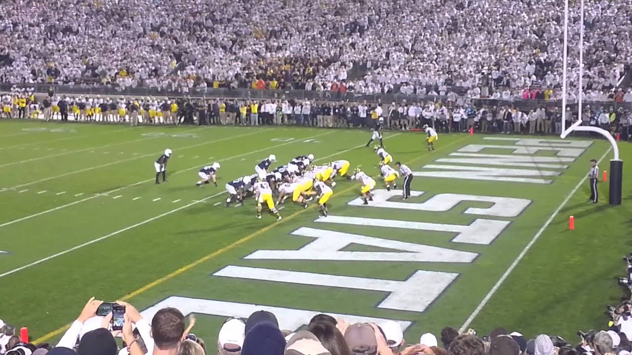 Penn State vs. Michigan October 12 2013 4th Overtime last 2 drives