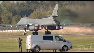 Awesome B1 Bomber Super Loud Takeoff