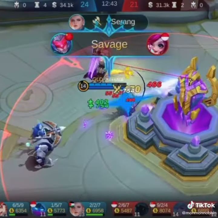 Story saber savage, saber freestyle - saber Mobile Legends