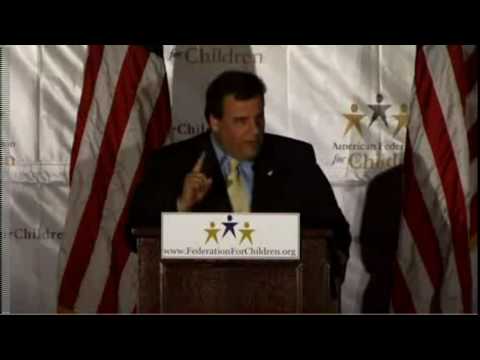 NJ Gov Chris Christie takes on the Teachers Union.