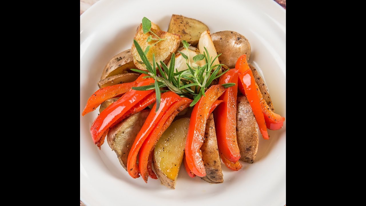Rosemary Roasted Veggies - YouTube