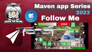 How to tutorial Maven app Follow Me DJI Mini 2 #shaunthedrone