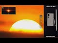 100x Zoom Sunset with Samsung Galaxy S24 Ultra Screen Recording