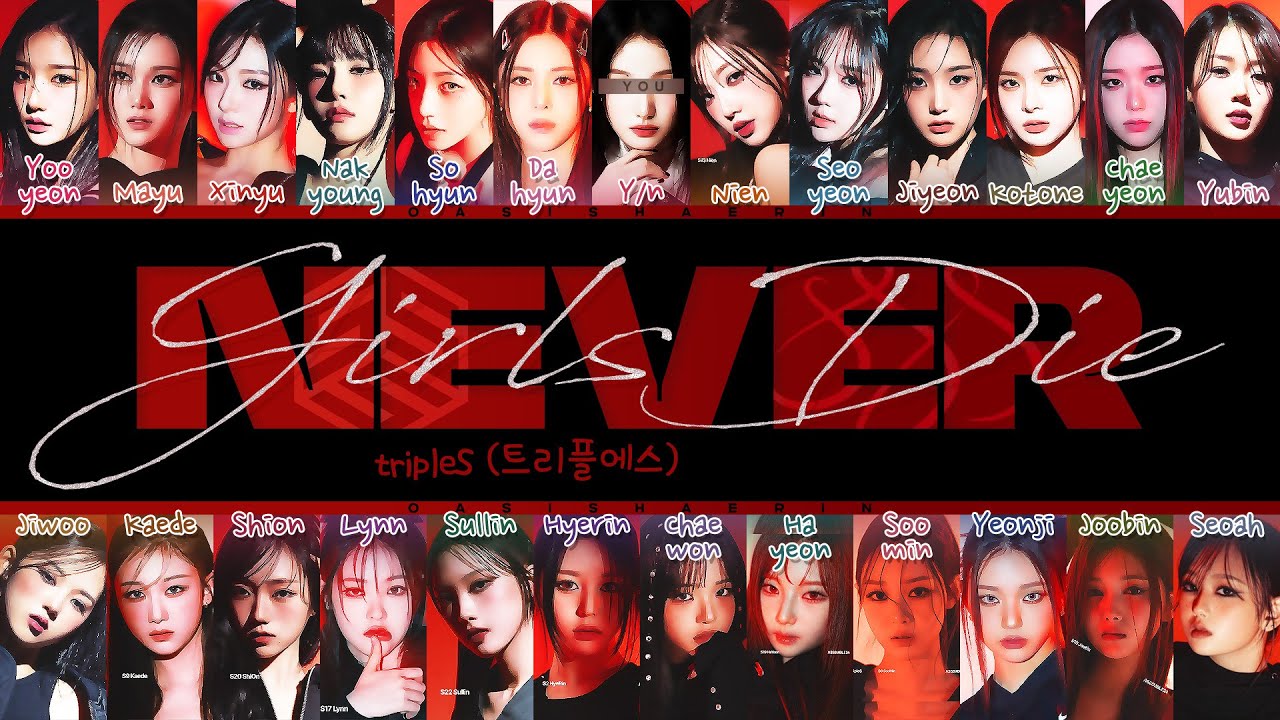 KARAOKE] [tripleS 트리플에스] Girls Never Die : 25 members (You as