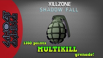 KILLZONE SHADOW FALL | PS4 Clip | 1350 points MULTIKILL grenade!!!