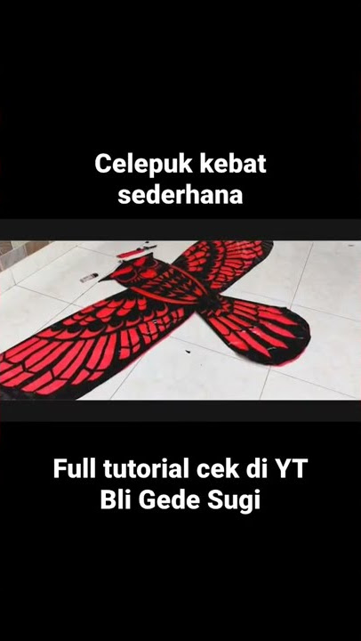 Cara membuat layangan celepuk kebat #shorts #melayangan #rareangon #layangancelepuk