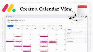 How to Create a Calendar view In Monday.com
