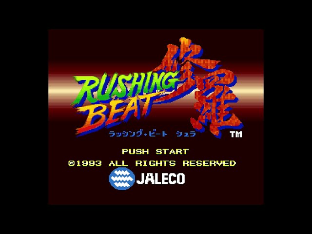 スーパーファミコン ソフト RUSHING BEST 修羅(ラッシング・ビート シュラ) ジャレコ Rushing Beat Shura (ラッシング・ビート 修羅). [Super Famicom]. 1CC
