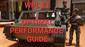 WPL E1: Optimal performance  guide
