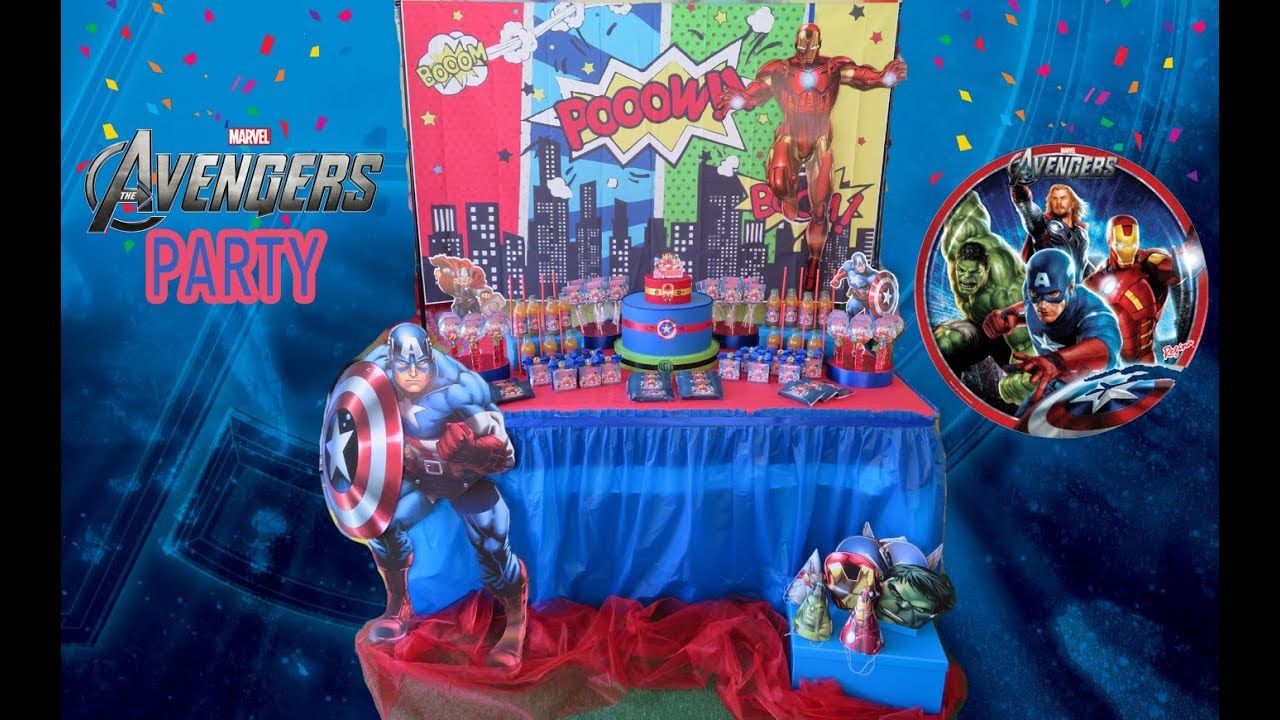 AVENGERS PARTY - sweet table compleanno feste a tema 