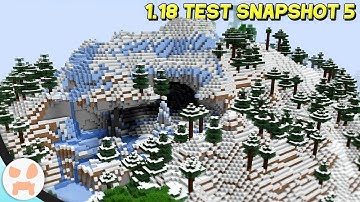 MAJOR MOUNTAIN PEAK UPGRADES + More! | Minecraft 1.18 Experimental Snapshot 5
