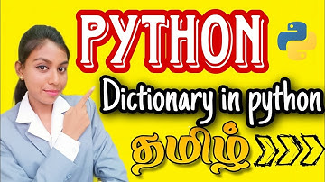Dictionary in Python|Python Tutorial for beginners in tamil|Dictionary in python in Tamil