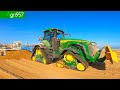 Agrifocus 15 livellamento  sistemazione spiagge  john deere 8rx 410  fontana 6m  aia ricci