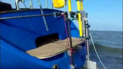 Mister Vee Y&B self steering system in use