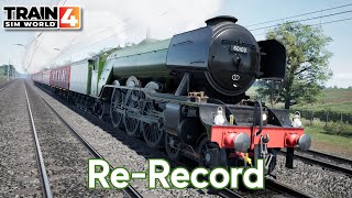 Re-Record - East Coast Main Line Peterborough - Doncaster - Flying Scotsman - Train Sim World 4