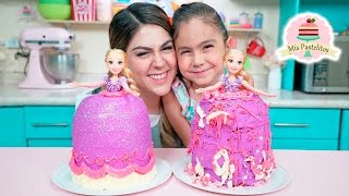 MI SOBRINA DECORA UN PASTEL DE PRINCESA RAPUNZEL | MIS PASTELITOS