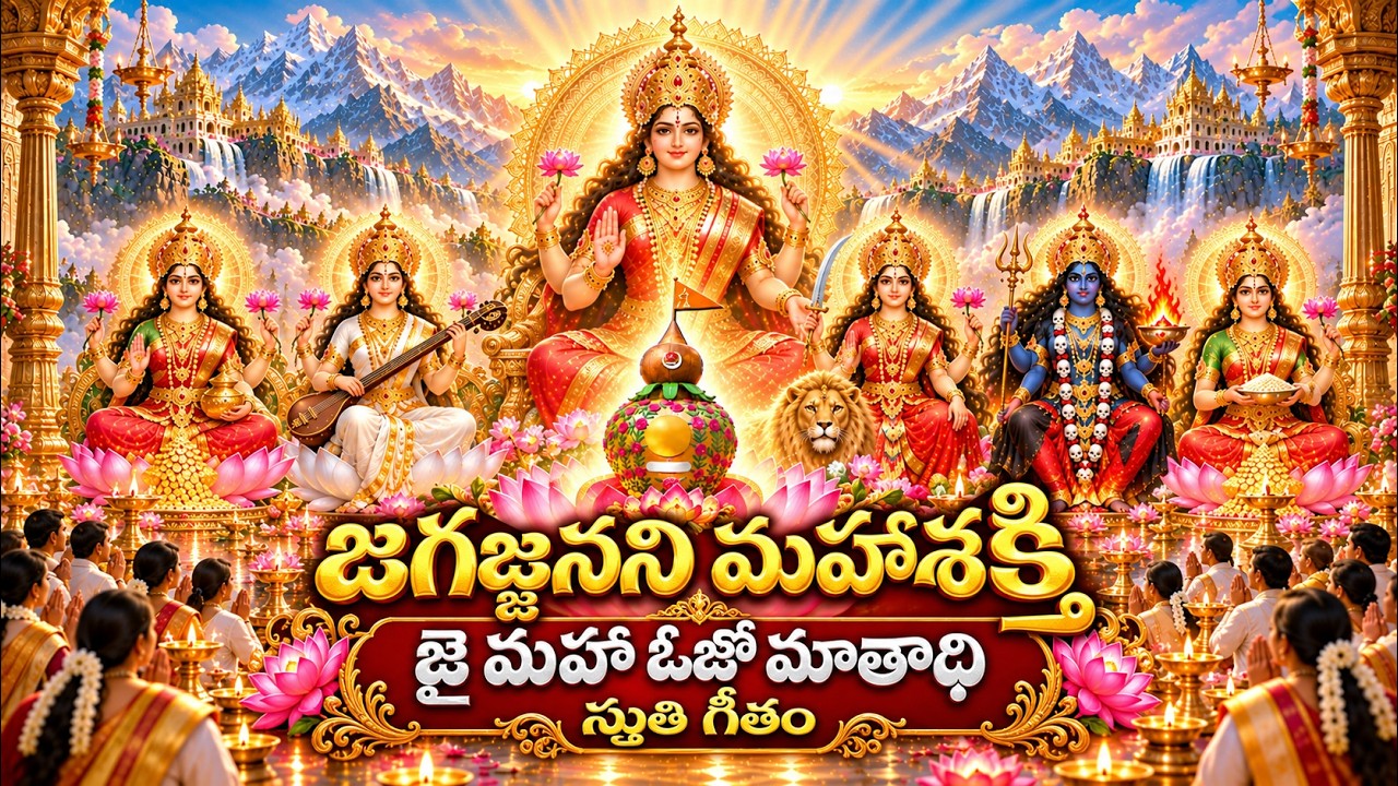 జగజ్జనని మహాశక్తి | జై మహా ఓజో మాతాధి స్తుతి గీతం | Aumaujayaa | Mahaaguru